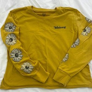 Billabong yellow long sleeve